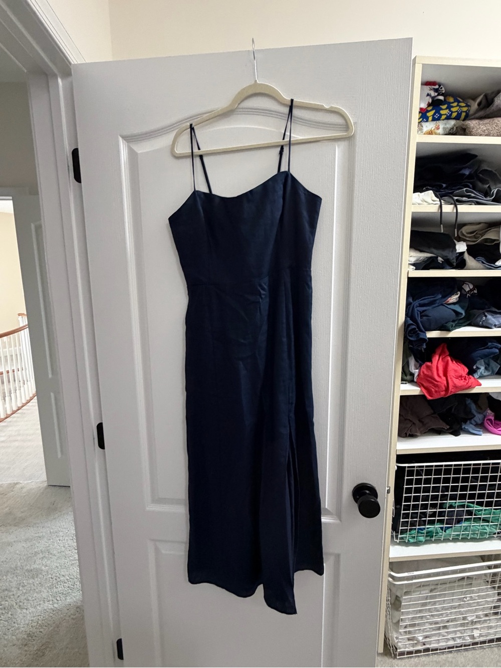 NWT Aritzia Wilfred Barrafina Dress Admiral Navy Size 6